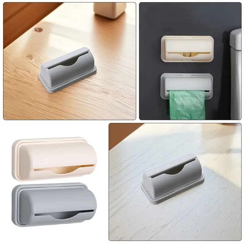 Kitchen Gadgets Organizer - 1/2/3/4 Stück Wandmontierter Müllbeutelspender Küchen-Organizer zur