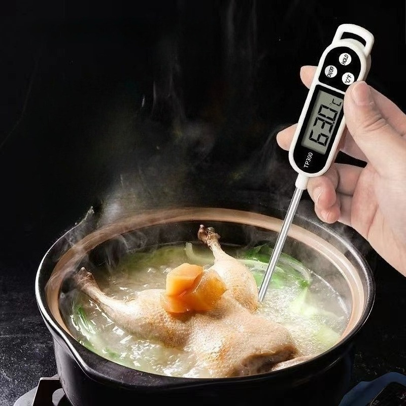 Kitchen Gadgets Plus - 1-teiliges Lebensmittelthermometer, Küchenzubehör, Schlafsaal-Essential, sofort ablesbares