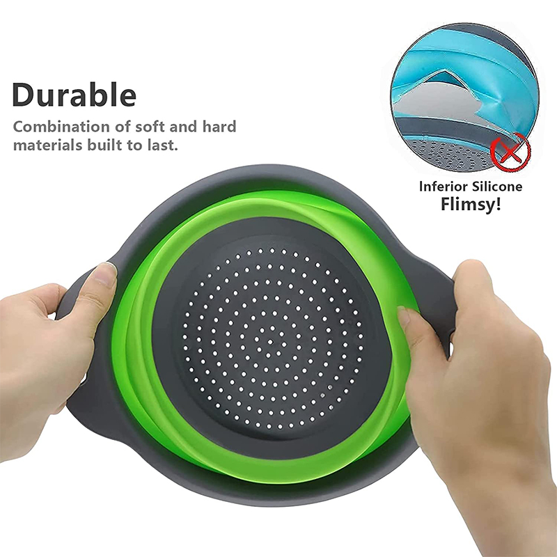 2 Teile/satz Faltbare Silikon  – Silicone Steamer Basket Bewertung und Preis